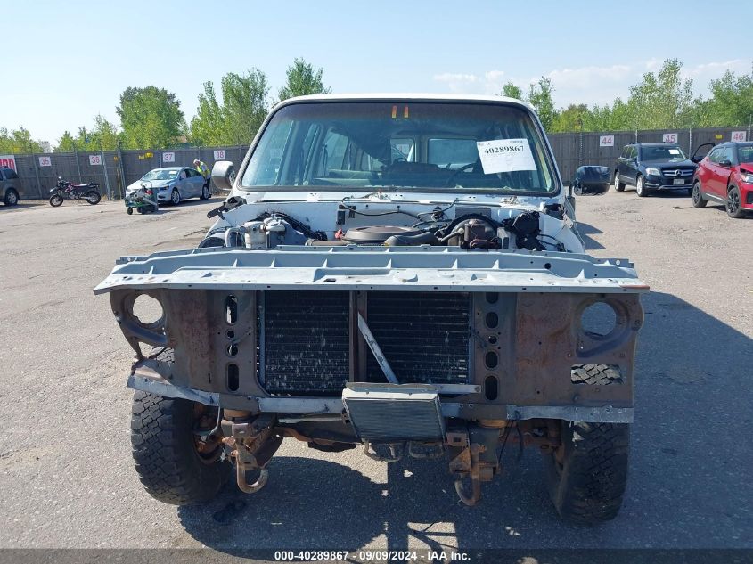 1991 Chevrolet Suburban V2500 VIN: 1GNGV26K1MF123420 Lot: 40289867