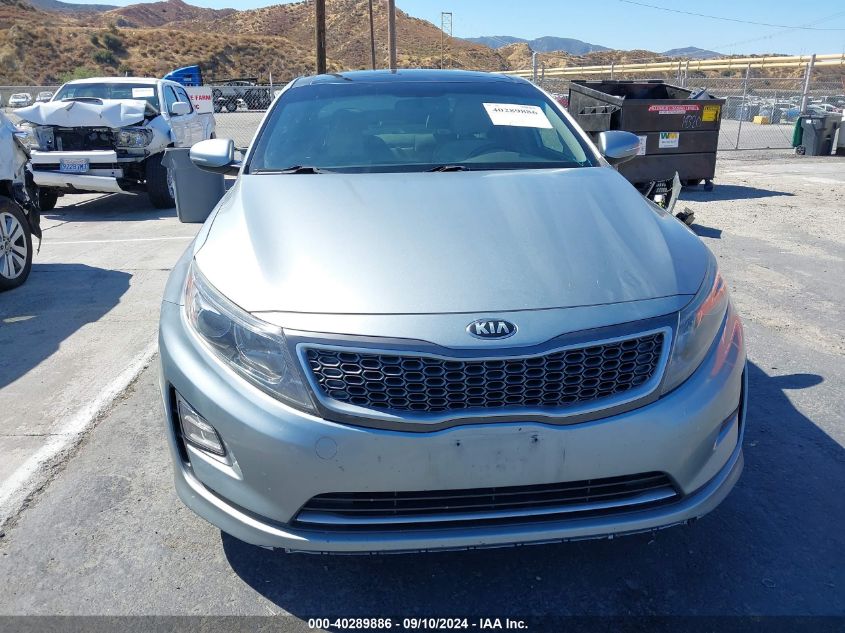 2014 Kia Optima Hybrid Ex VIN: KNAGN4AD8E5074654 Lot: 40289886