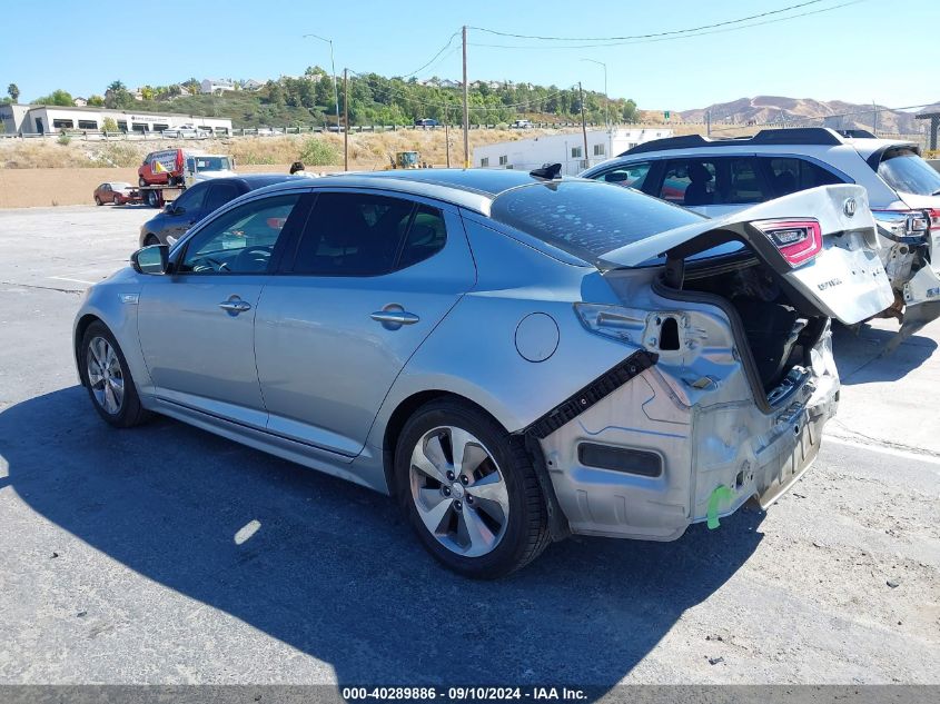 2014 Kia Optima Hybrid Ex VIN: KNAGN4AD8E5074654 Lot: 40289886