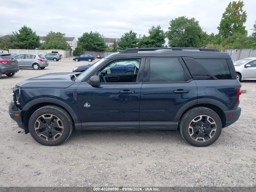 2021 Ford Bronco Sport Outer Banks VIN: 3FMCR9C62MRA92592 Lot: 40289890