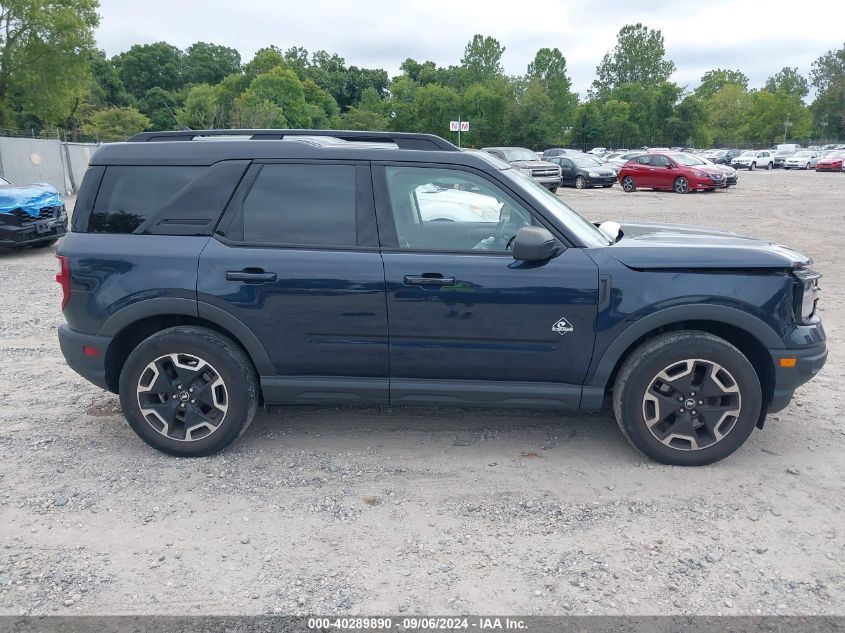 2021 Ford Bronco Sport Outer Banks VIN: 3FMCR9C62MRA92592 Lot: 40289890