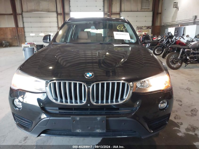 2017 BMW X3 xDrive28I VIN: 5UXWX9C5XH0T01533 Lot: 40289917