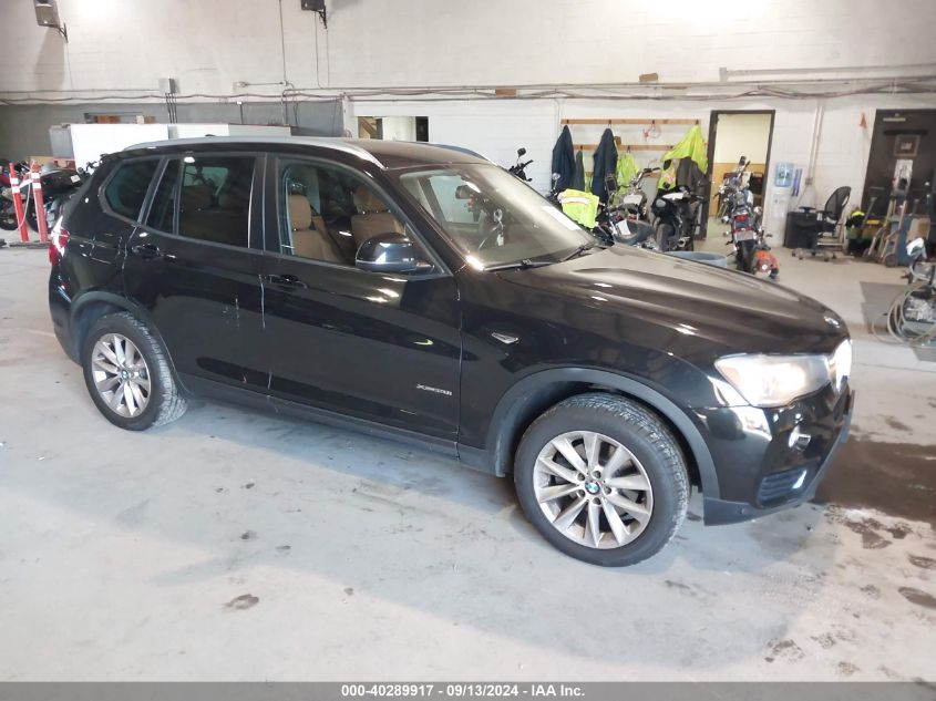 2017 BMW X3 XDRIVE28I - 5UXWX9C5XH0T01533