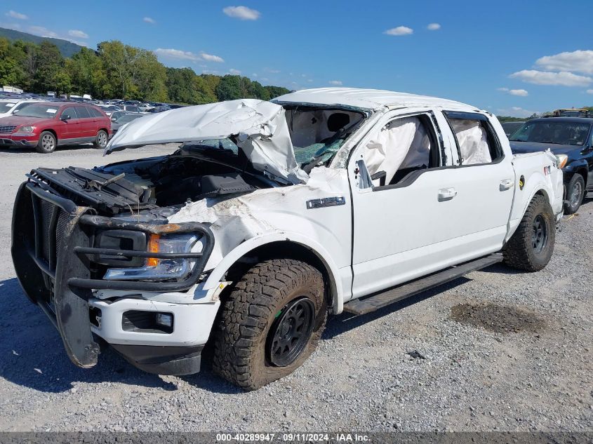 2018 Ford F150 Supercrew VIN: 1FTEW1E53JFC38910 Lot: 40289947