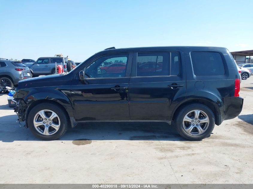 2012 Honda Pilot Ex-L VIN: 5FNYF4H72CB007144 Lot: 40290018