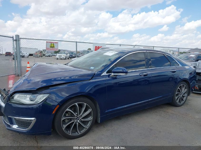 2018 Lincoln Mkz Reserve VIN: 3LN6L5E92JR604264 Lot: 40290078