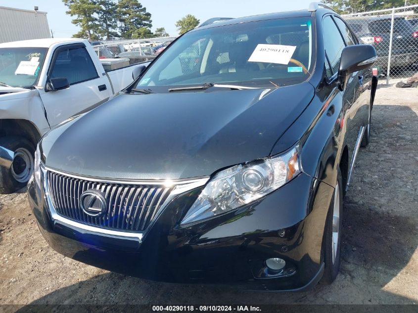 2012 Lexus Rx 350 VIN: 2T2BK1BA4CC129217 Lot: 40290118