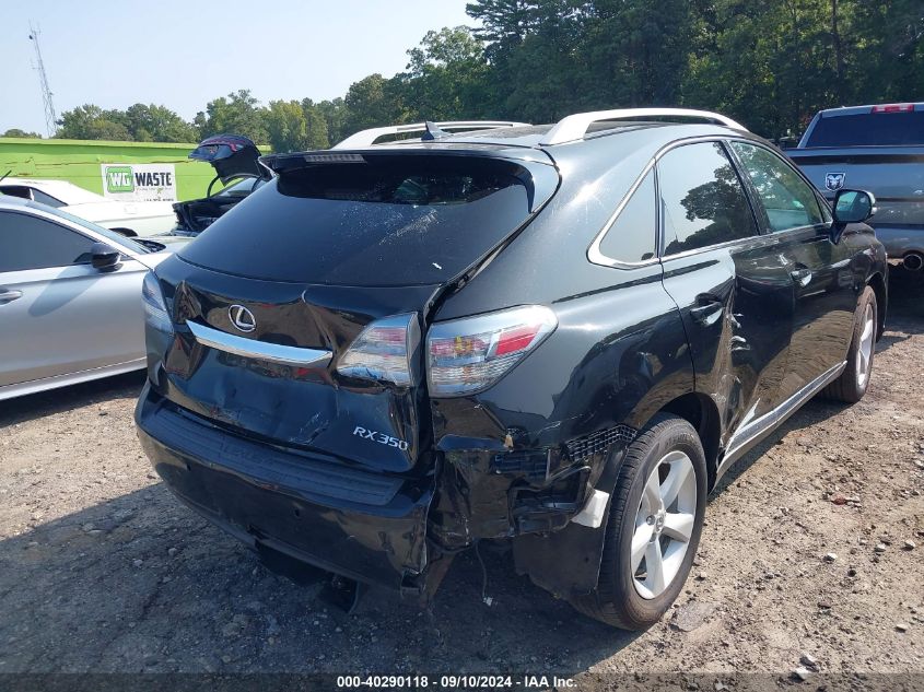 2012 Lexus Rx 350 VIN: 2T2BK1BA4CC129217 Lot: 40290118