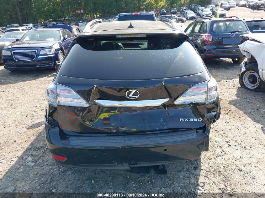 2012 Lexus Rx 350 VIN: 2T2BK1BA4CC129217 Lot: 40290118