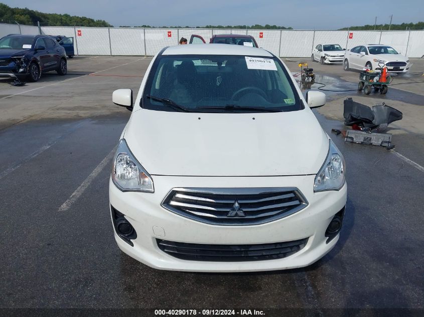 2019 Mitsubishi Mirage G4 Es VIN: ML32F3FJ6KHF08122 Lot: 40290178