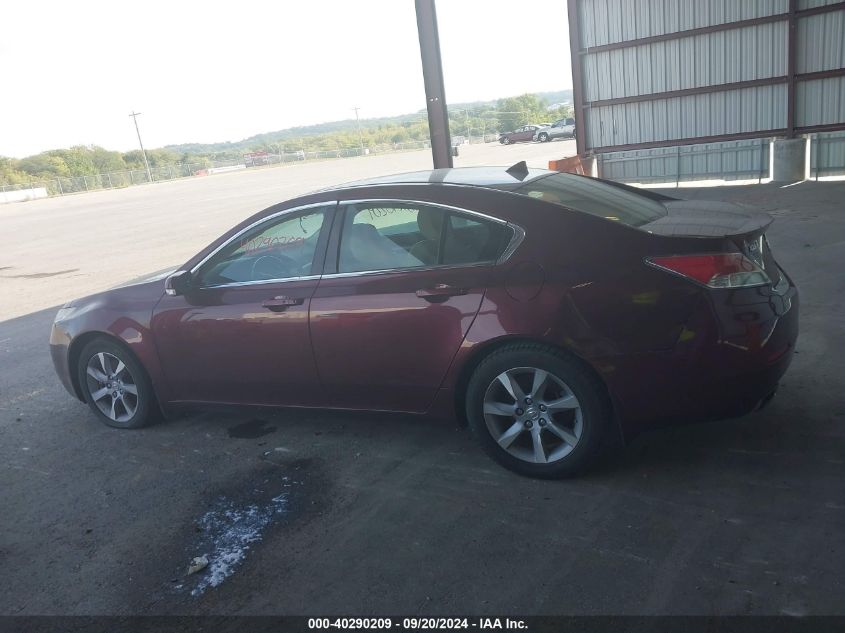 2012 Acura Tl 3.5 VIN: 19UUA8F54CA035124 Lot: 40290209