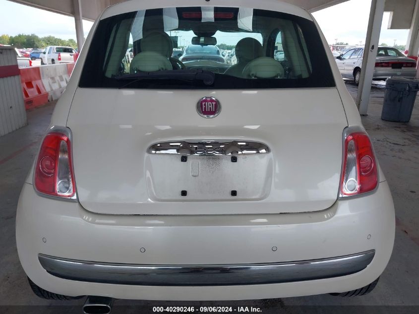 2013 Fiat 500 Lounge VIN: 3C3CFFCR6DT737368 Lot: 40290246