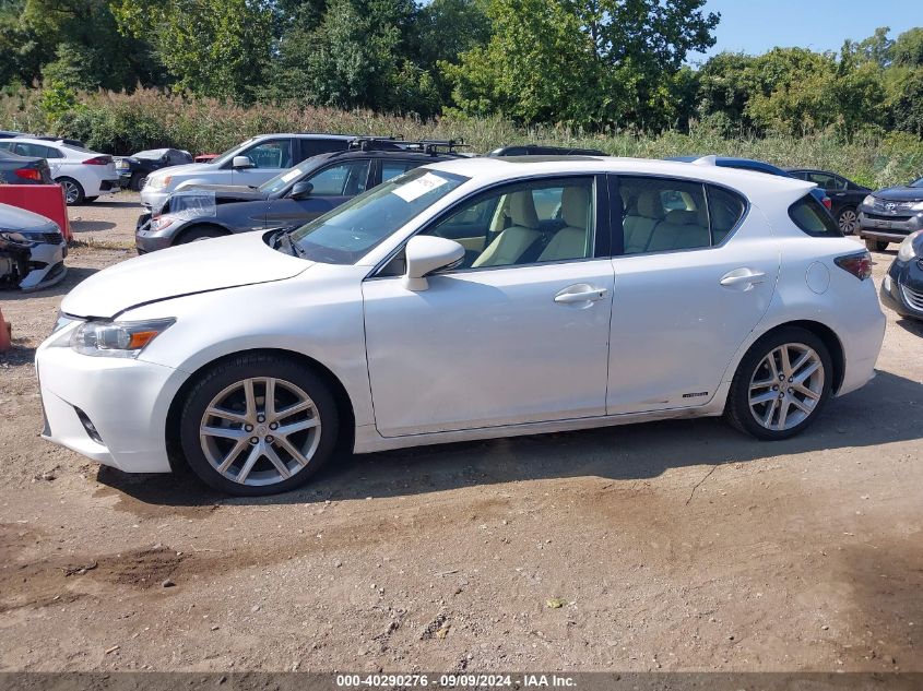 2016 Lexus Ct 200H VIN: JTHKD5BH7G2250846 Lot: 40290276