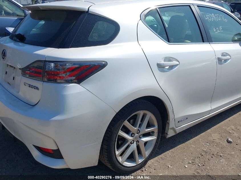 2016 Lexus Ct 200H VIN: JTHKD5BH7G2250846 Lot: 40290276