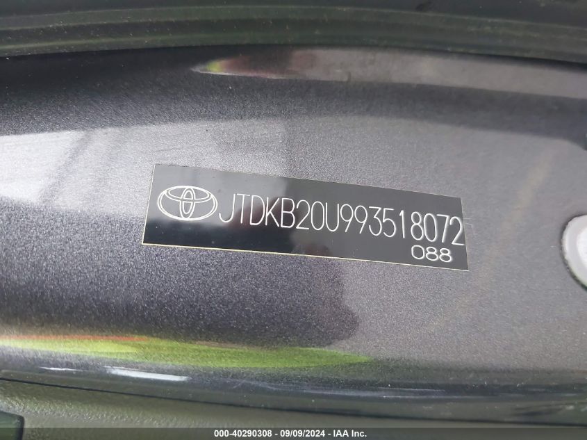 JTDKB20U993518072 2009 Toyota Prius