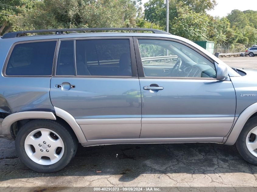 2004 Toyota Highlander Limited V6 VIN: JTEEP21A140055725 Lot: 40290373