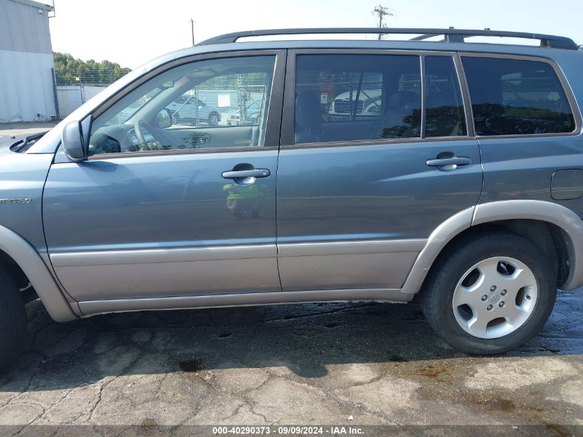 2004 Toyota Highlander Limited V6 VIN: JTEEP21A140055725 Lot: 40290373