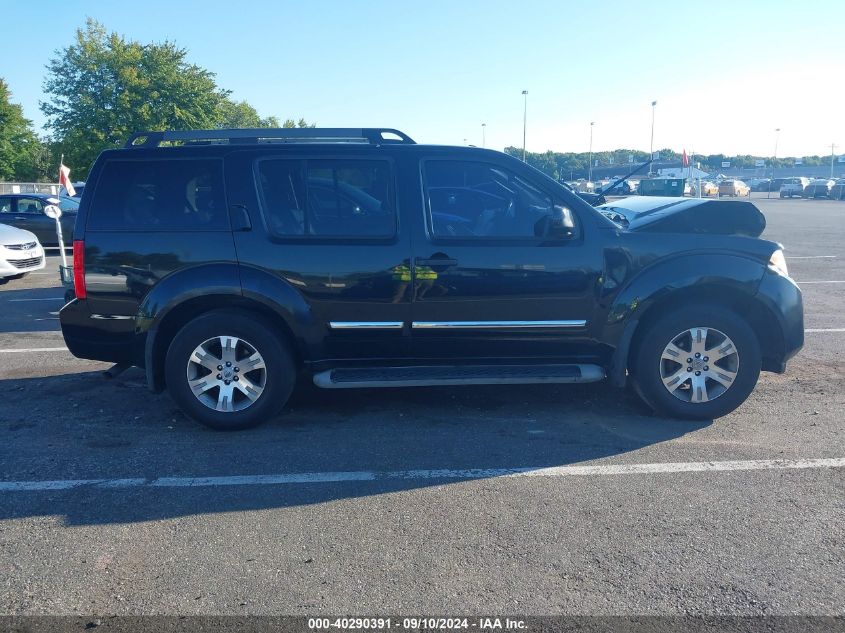 2011 Nissan Pathfinder S/Le/Se VIN: 5N1AR1NB2BC603801 Lot: 40290391