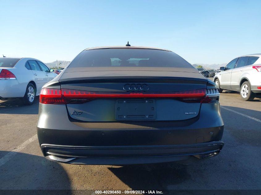 2022 Audi A7 Sportback Premium 55 Tfsi Quattro S Tronic VIN: WAUP2BF2XNN038095 Lot: 40290450