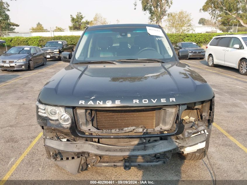 2012 Land Rover Range Rover Hse VIN: SALME1D46CA392477 Lot: 40290461