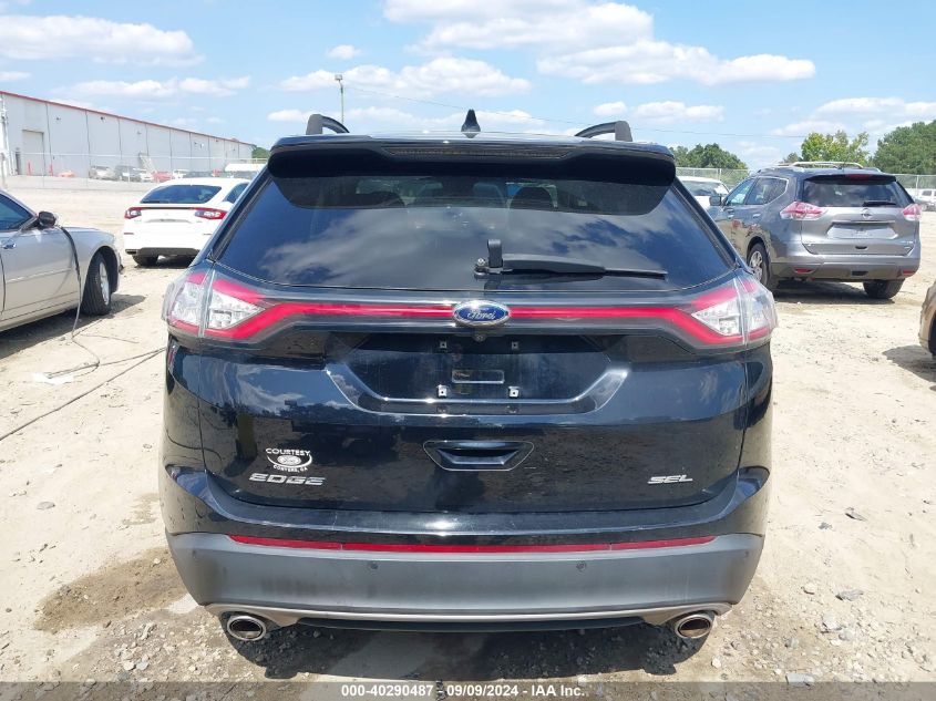 2017 Ford Edge Sel VIN: 2FMPK3J89HBB92961 Lot: 40290487