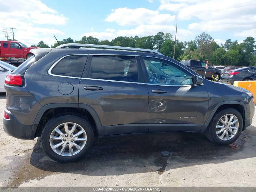 2015 Jeep Cherokee Limited VIN: 1C4PJMDS8FW698376 Lot: 40290529