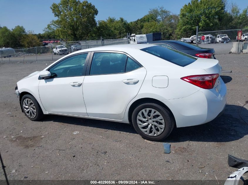 2019 Toyota Corolla Le VIN: 2T1BURHE6KC245282 Lot: 40290536