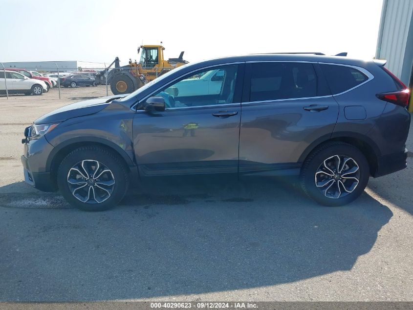 2022 Honda Cr-V Awd Ex-L VIN: 2HKRW2H81NH642362 Lot: 40290623