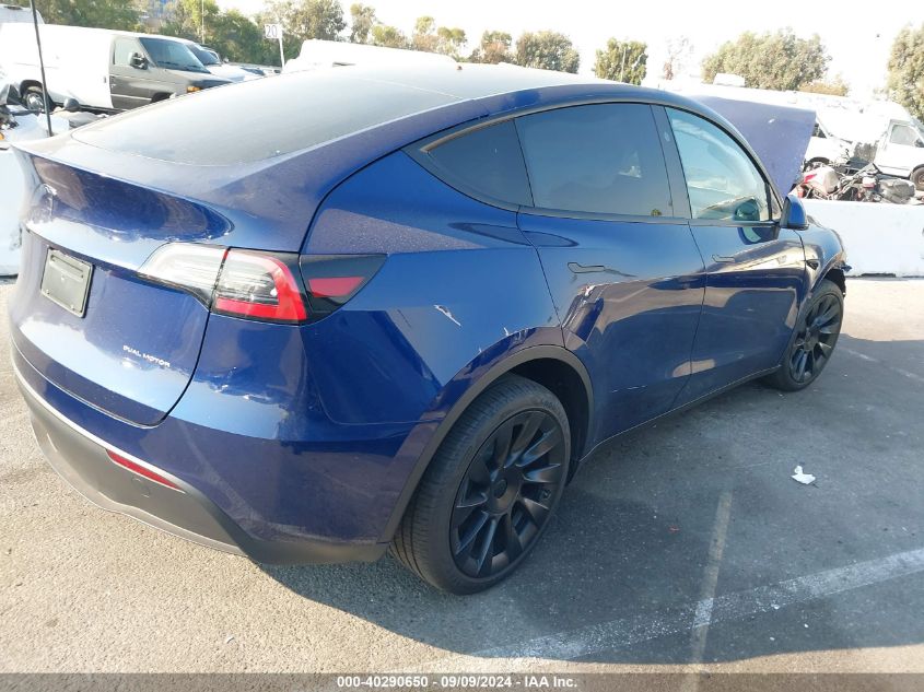 VIN 7SAYGDEE7PA154713 2023 Tesla Model Y, Awd/Long... no.4