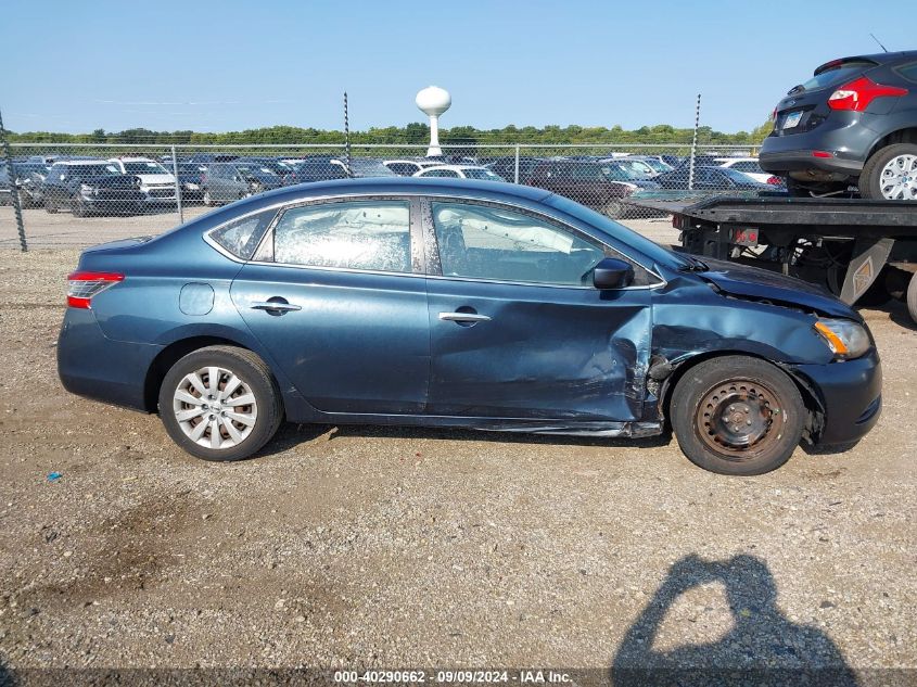 2013 Nissan Sentra Sv VIN: 1N4AB7AP7DN909399 Lot: 40290662