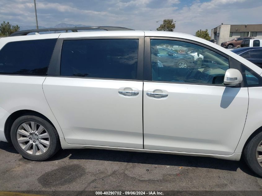 2013 Toyota Sienna Limited 7 Passenger VIN: 5TDDK3DC9DS050450 Lot: 40290702