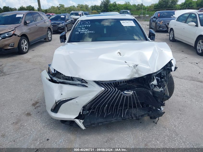 2019 Lexus Es 350 VIN: 58ABZ1B13KU023444 Lot: 40290731