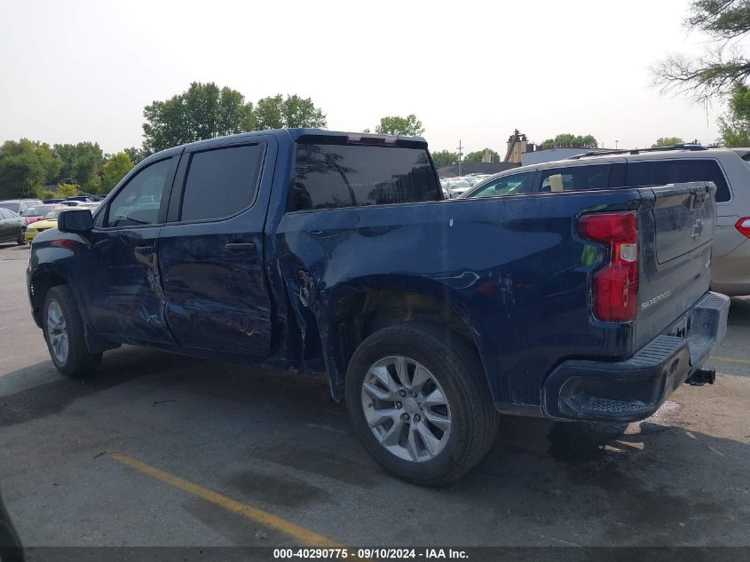 2022 Chevrolet Silverado 1500 2Wd Short Bed Custom VIN: 1GCPABEK9NZ514692 Lot: 40290775