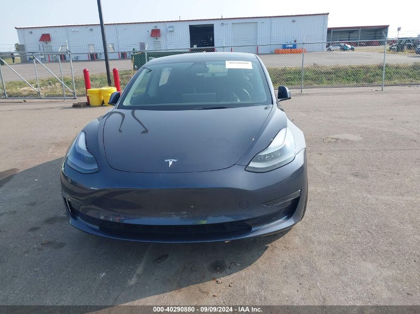 2022 Tesla Model 3 Long Range Dual Motor All-Wheel Drive VIN: 5YJ3E1EB5NF121033 Lot: 40290880