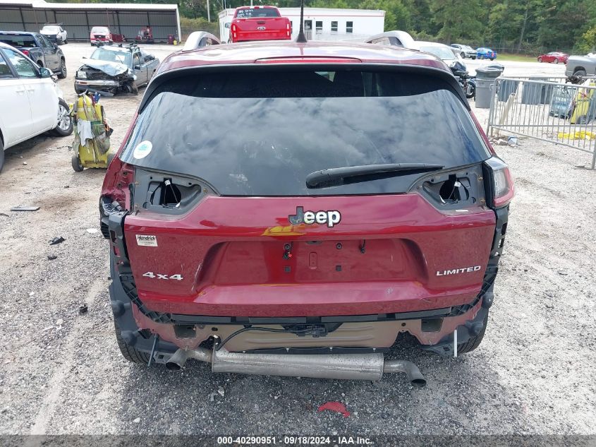 2019 Jeep Cherokee Limited 4X4 VIN: 1C4PJMDX2KD133297 Lot: 40290951