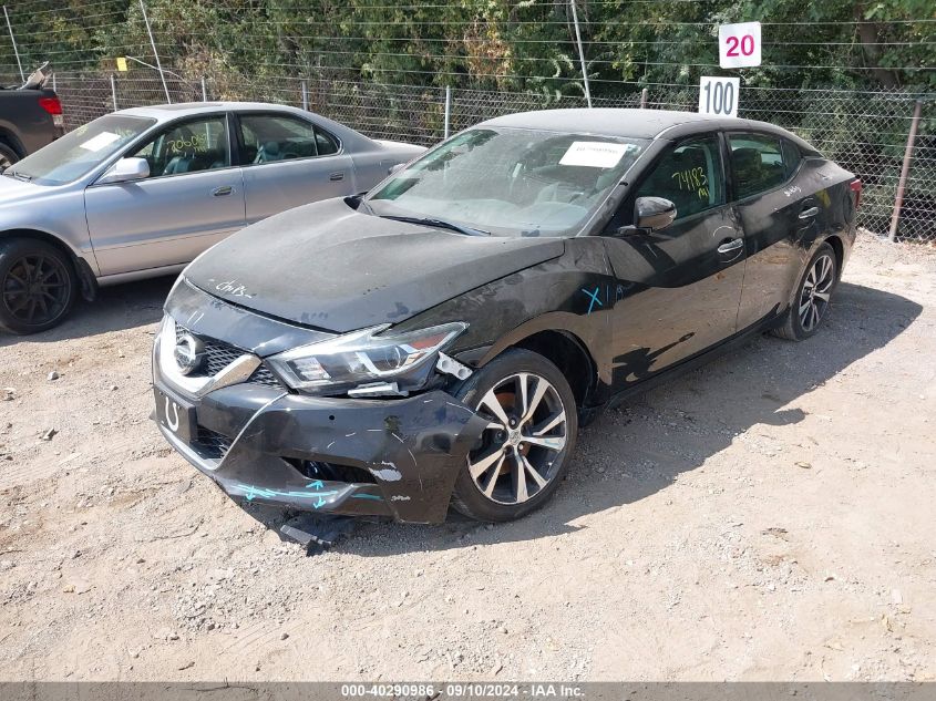 VIN 1N4AA6AP9GC905352 2016 Nissan Maxima, 3.5 SV no.2