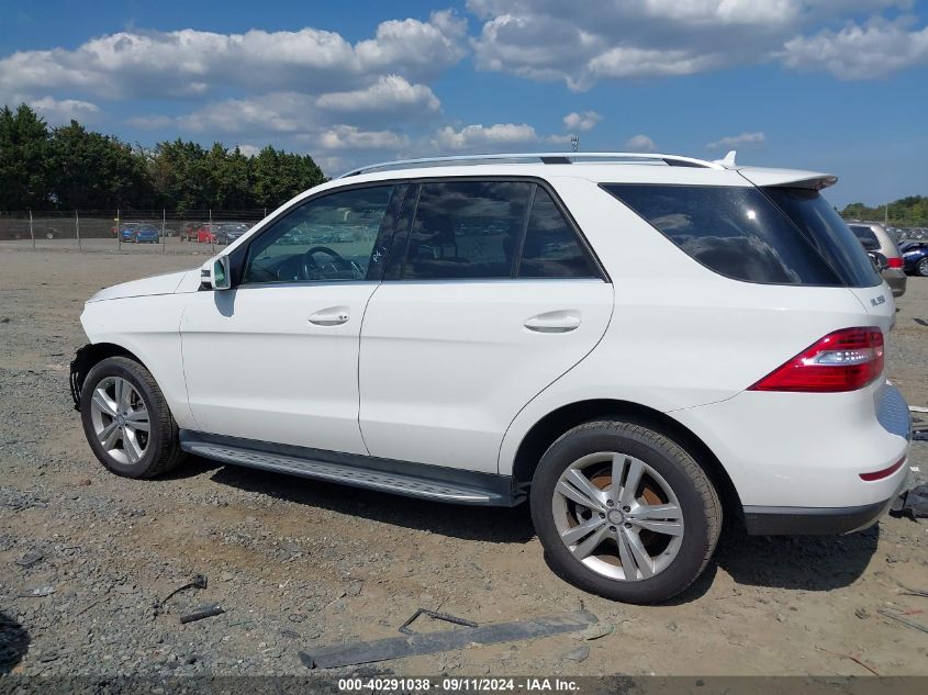 2014 Mercedes-Benz Ml 350 4Matic VIN: 4JGDA5HB9EA343436 Lot: 40291038