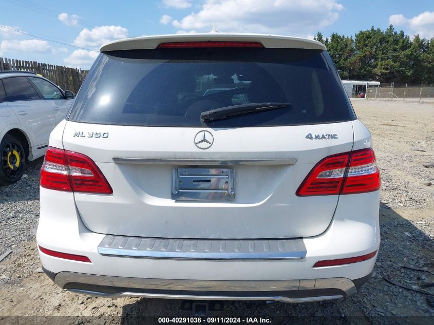 2014 Mercedes-Benz Ml 350 4Matic VIN: 4JGDA5HB9EA343436 Lot: 40291038