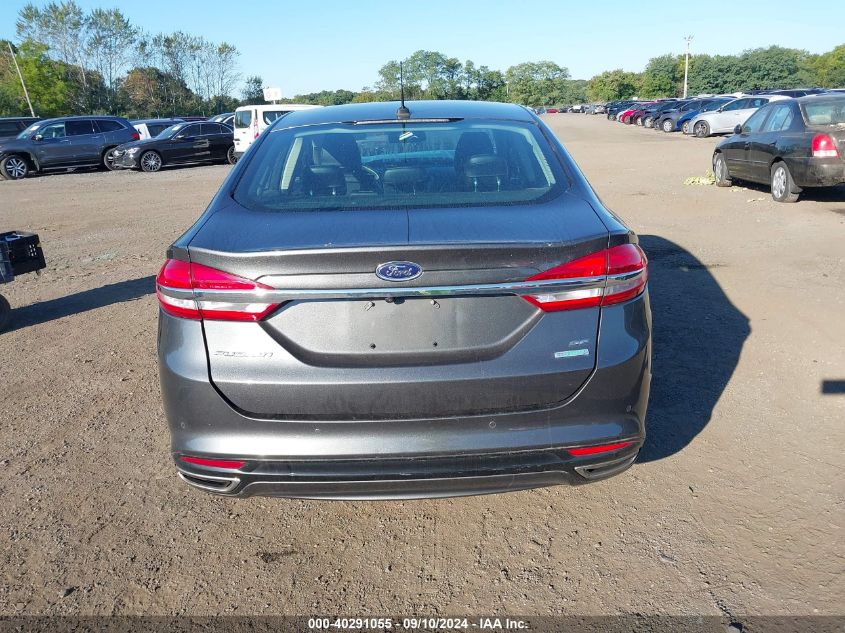 2017 Ford Fusion Se VIN: 3FA6P0H92HR166093 Lot: 40291055