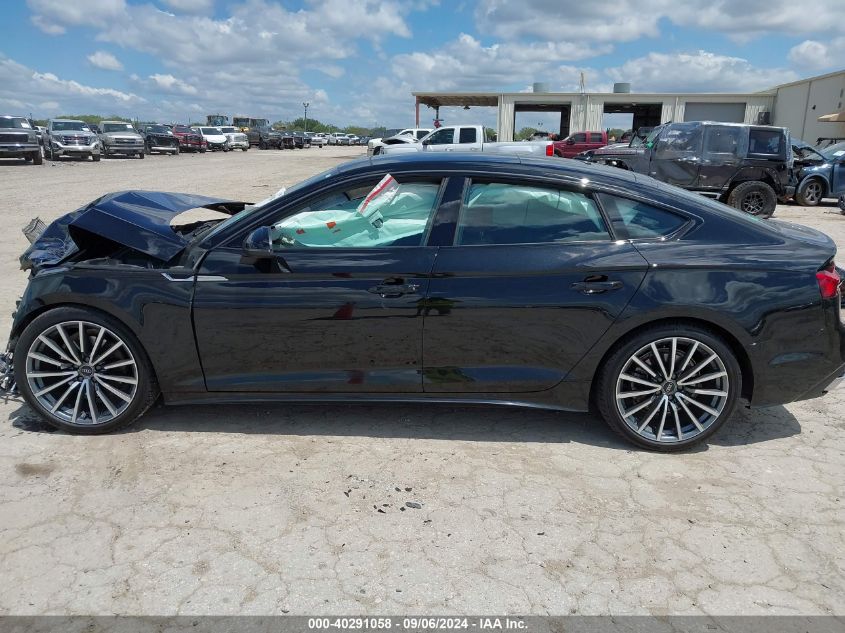 2023 Audi A5 Sportback Premium Plus 40 Tfsi Quattro S Tronic VIN: WAUCBCF56PA039561 Lot: 40291058