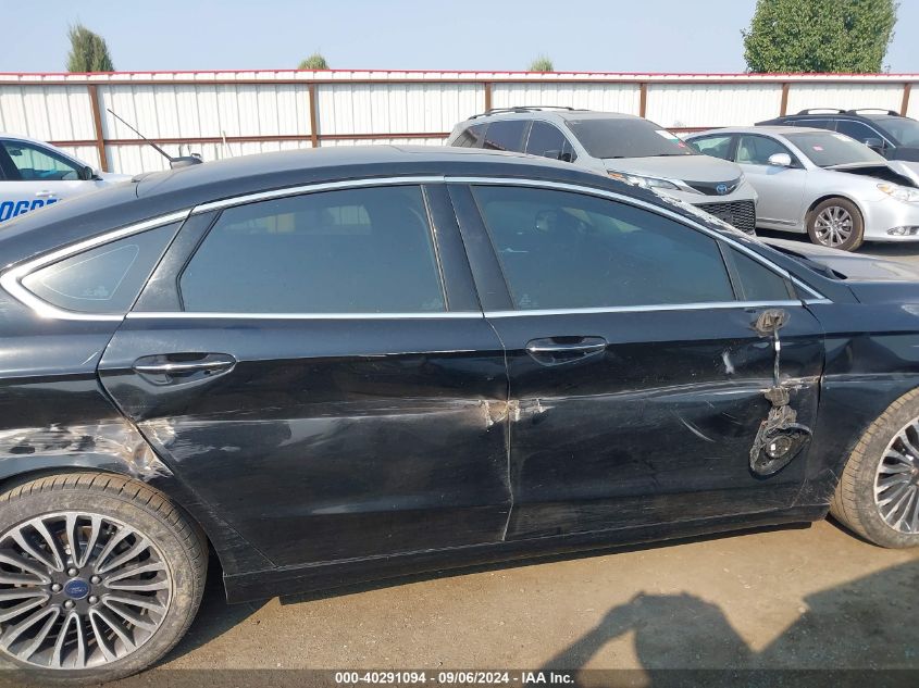 2017 Ford Fusion Titanium VIN: 3FA6P0K99HR105851 Lot: 40291094