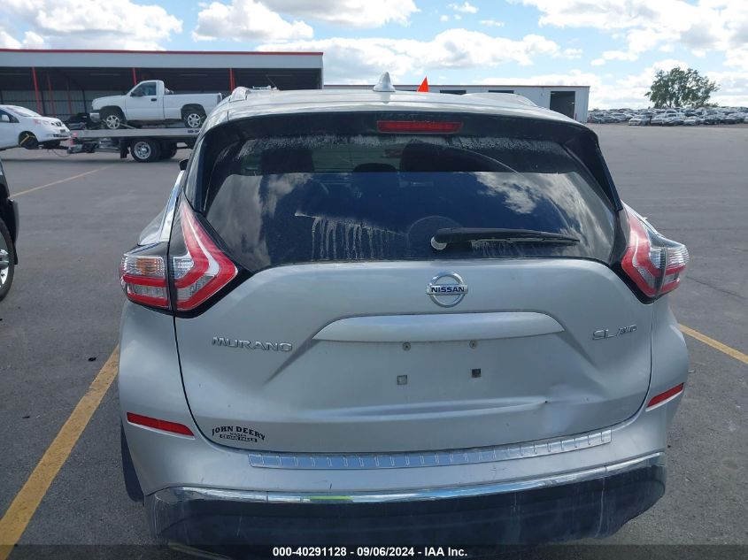 2017 Nissan Murano Sl VIN: 5N1AZ2MH4HN116107 Lot: 40291128