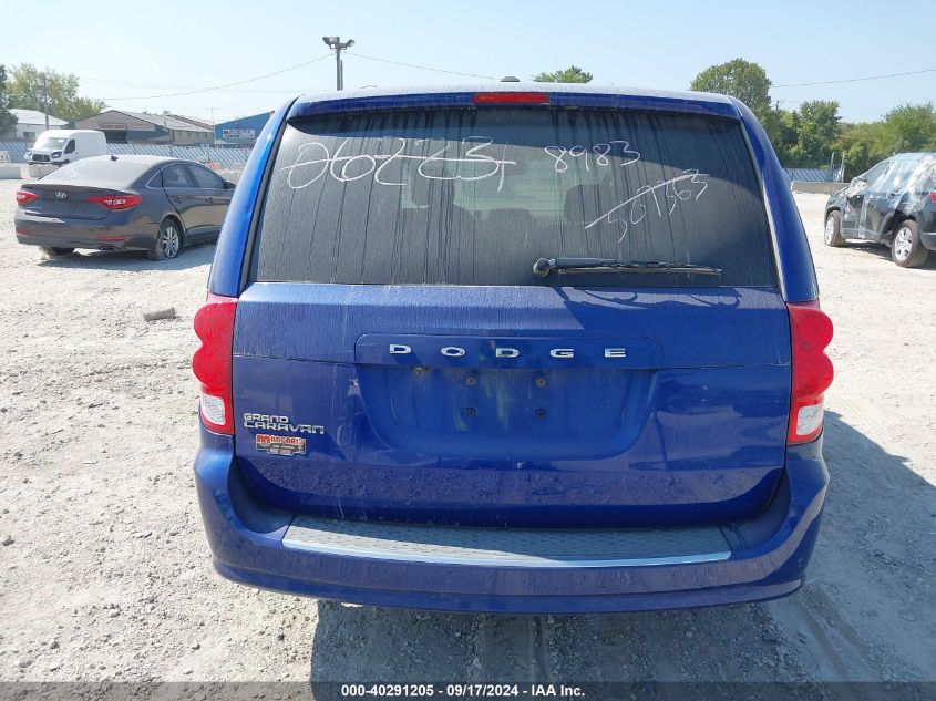 2019 Dodge Grand Caravan Se VIN: 2C4RDGBG2KR615429 Lot: 40291205