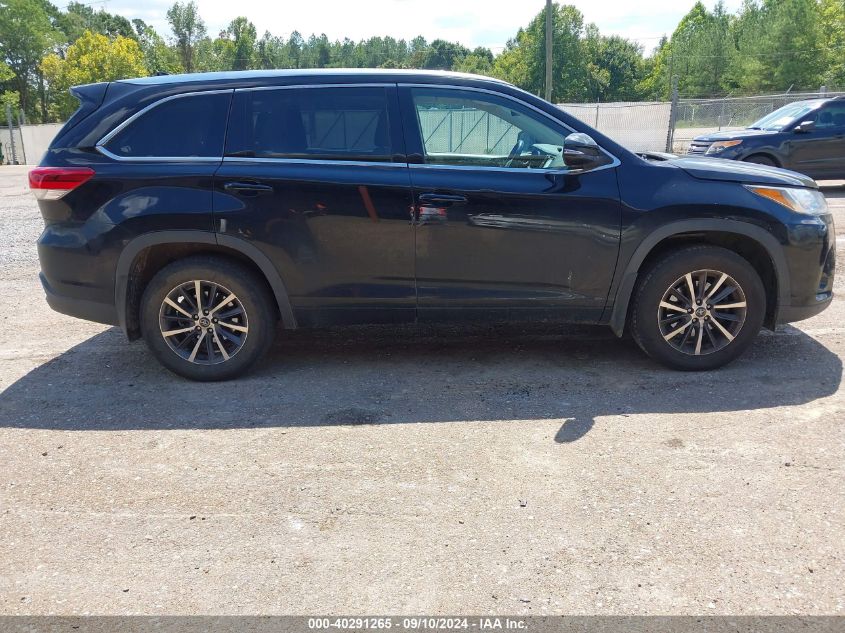 2017 Toyota Highlander Xle VIN: 5TDJZRFH4HS375457 Lot: 40291265