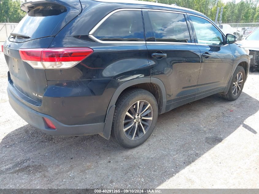 2017 TOYOTA HIGHLANDER XLE - 5TDJZRFH4HS375457