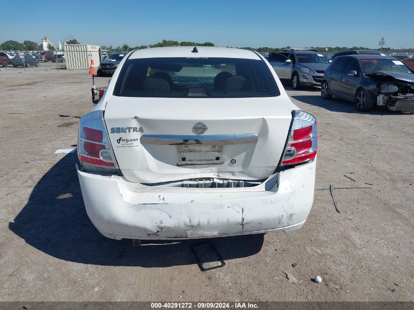 2010 Nissan Sentra 2.0S VIN: 3N1AB6AP0AL648846 Lot: 40291272