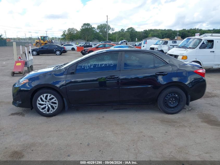 2019 Toyota Corolla Le VIN: 2T1BURHE6KC244276 Lot: 40291295