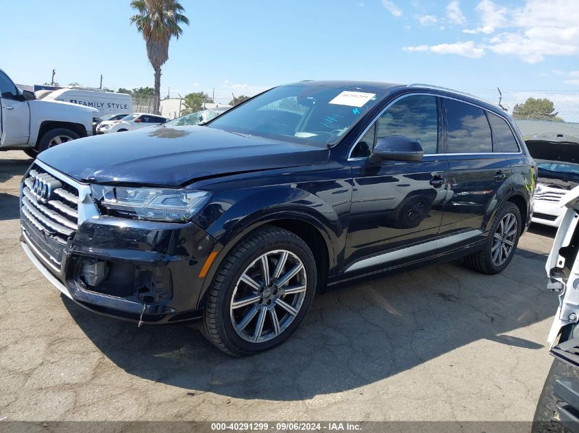 2018 Audi Q7 3.0T Premium VIN: WA1VAAF77JD013782 Lot: 40291299