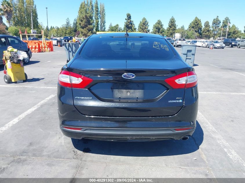 2014 Ford Fusion Hybrid Se VIN: 3FA6P0LU7ER284129 Lot: 40291302