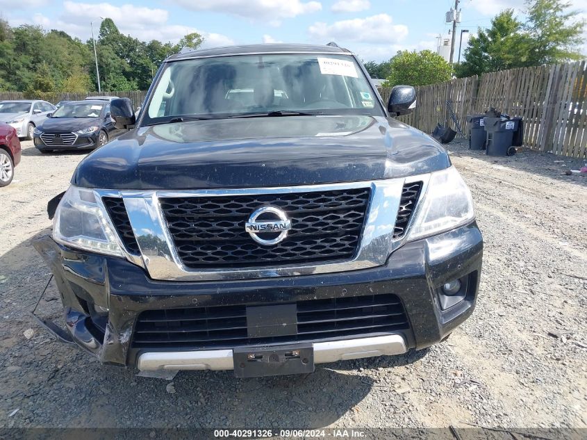 2017 Nissan Armada Sv VIN: JN8AY2NC7H9503161 Lot: 40291326